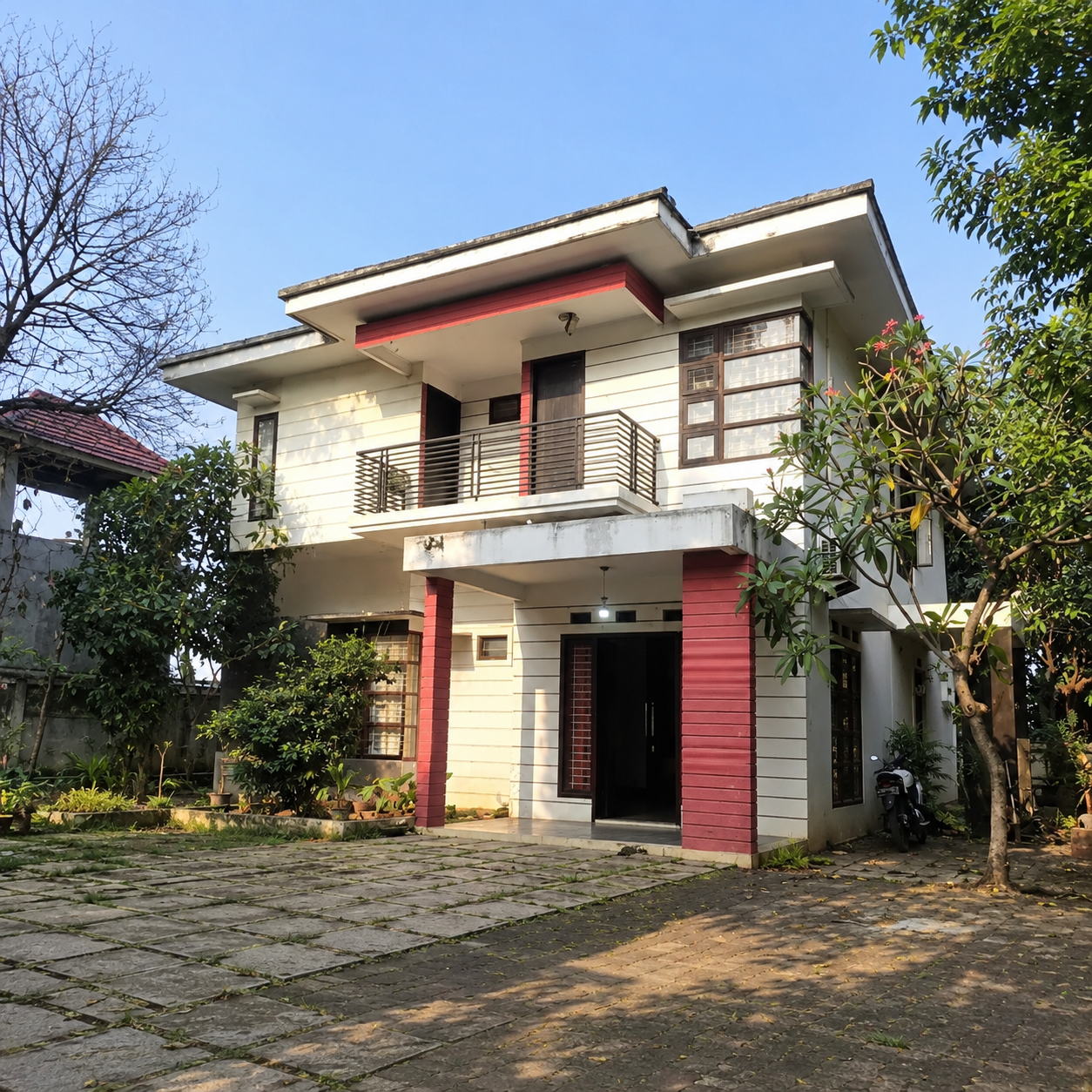 Front view of the sold house in Jatirasa, Jatiasih, Bekasi